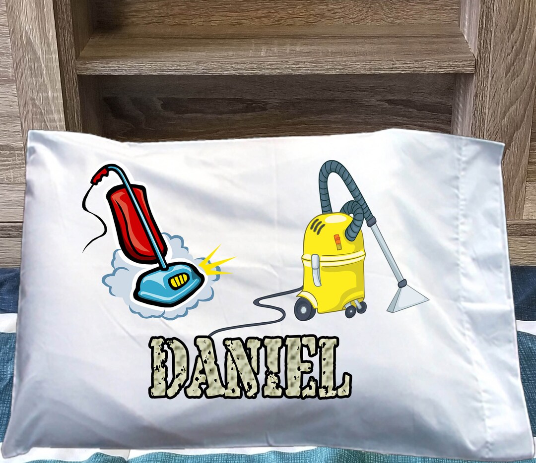Vacuum Cleaner Pillowcase Kids Personalized Pillowcase With Vacuum