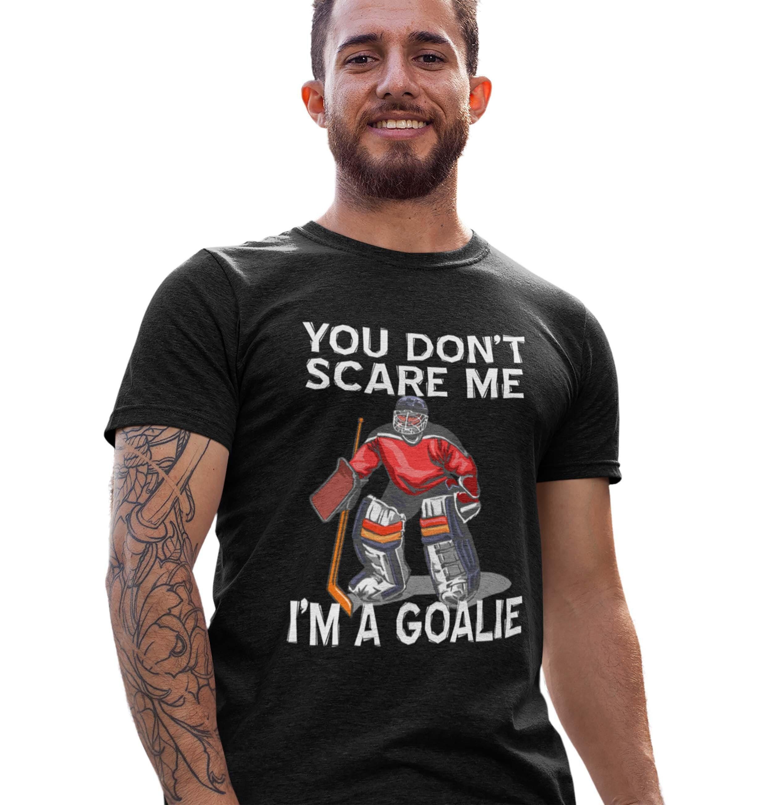 Vintage Top 10 Goalie Excuses Hockey T-Shirt - Fun Gift For Ice Hockey Goaltenders, Men & Women (Black, Medium) - View #13