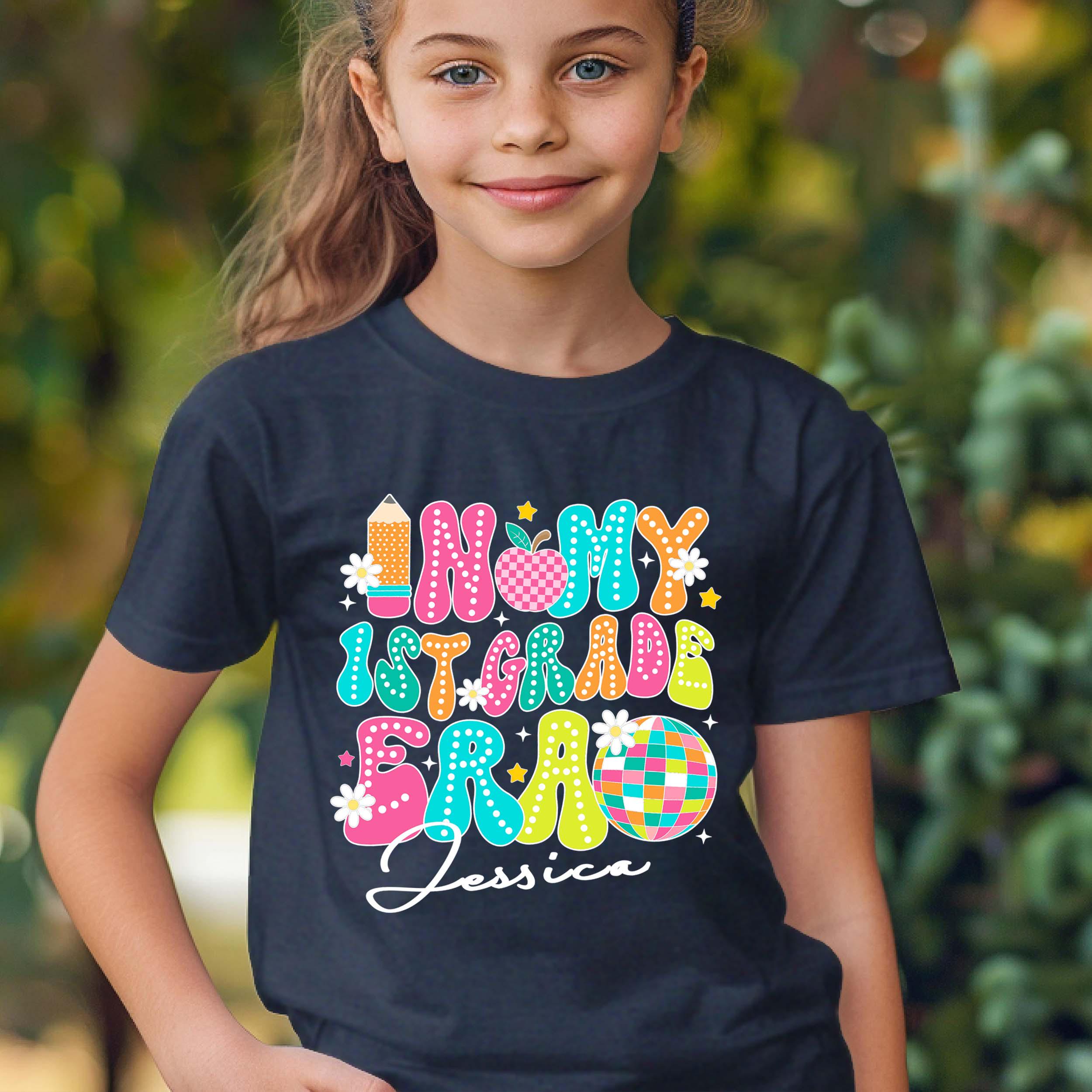 T-shirt Vintage à Repasser "Disco Girl" - Taille 14-16 Ans (Hanes, Neuf Sans Étiquette)