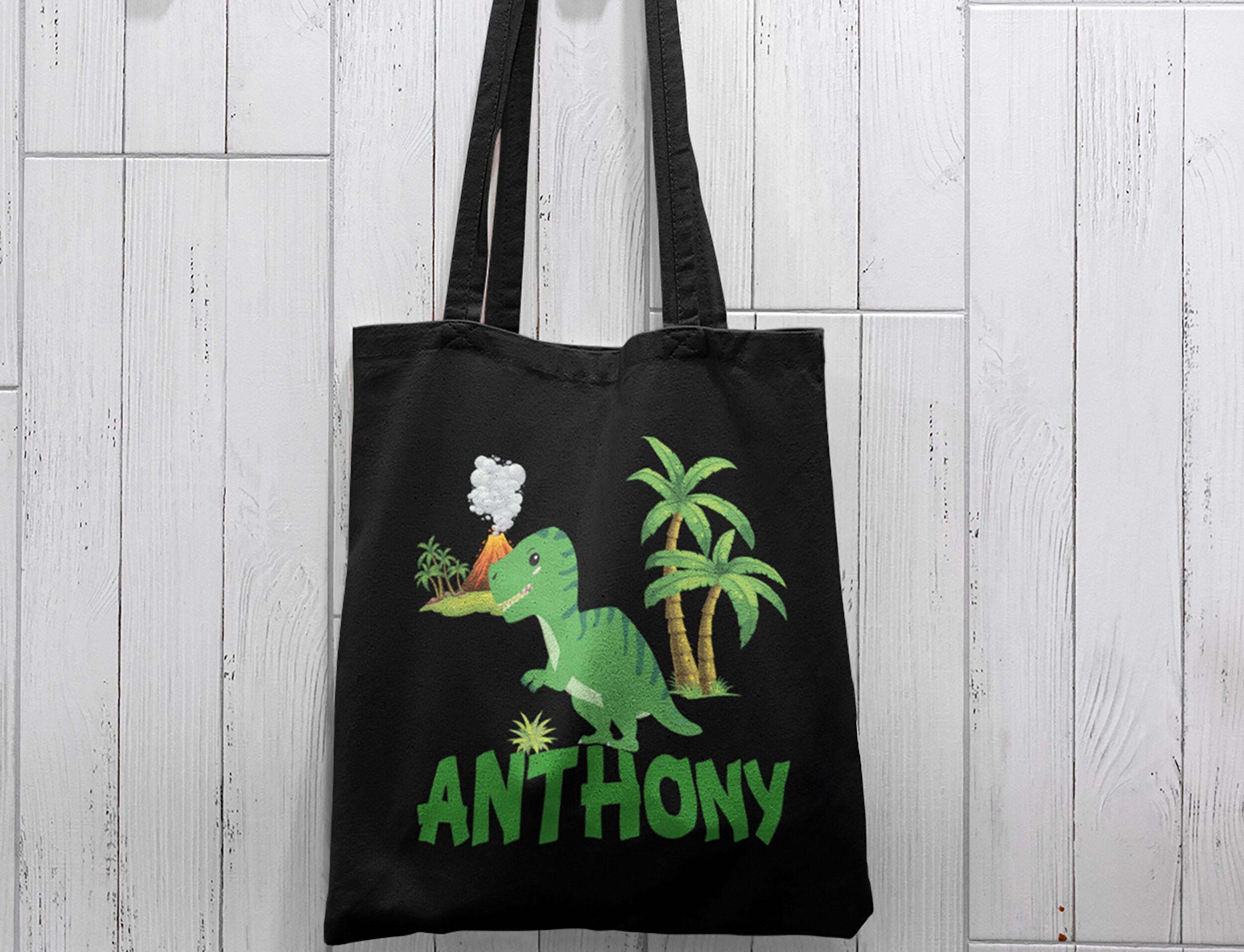 Guirnalda Personalizada Infantil Laura Ashley | Banderín Dinosaurio Con Nombre | 100% Algodón