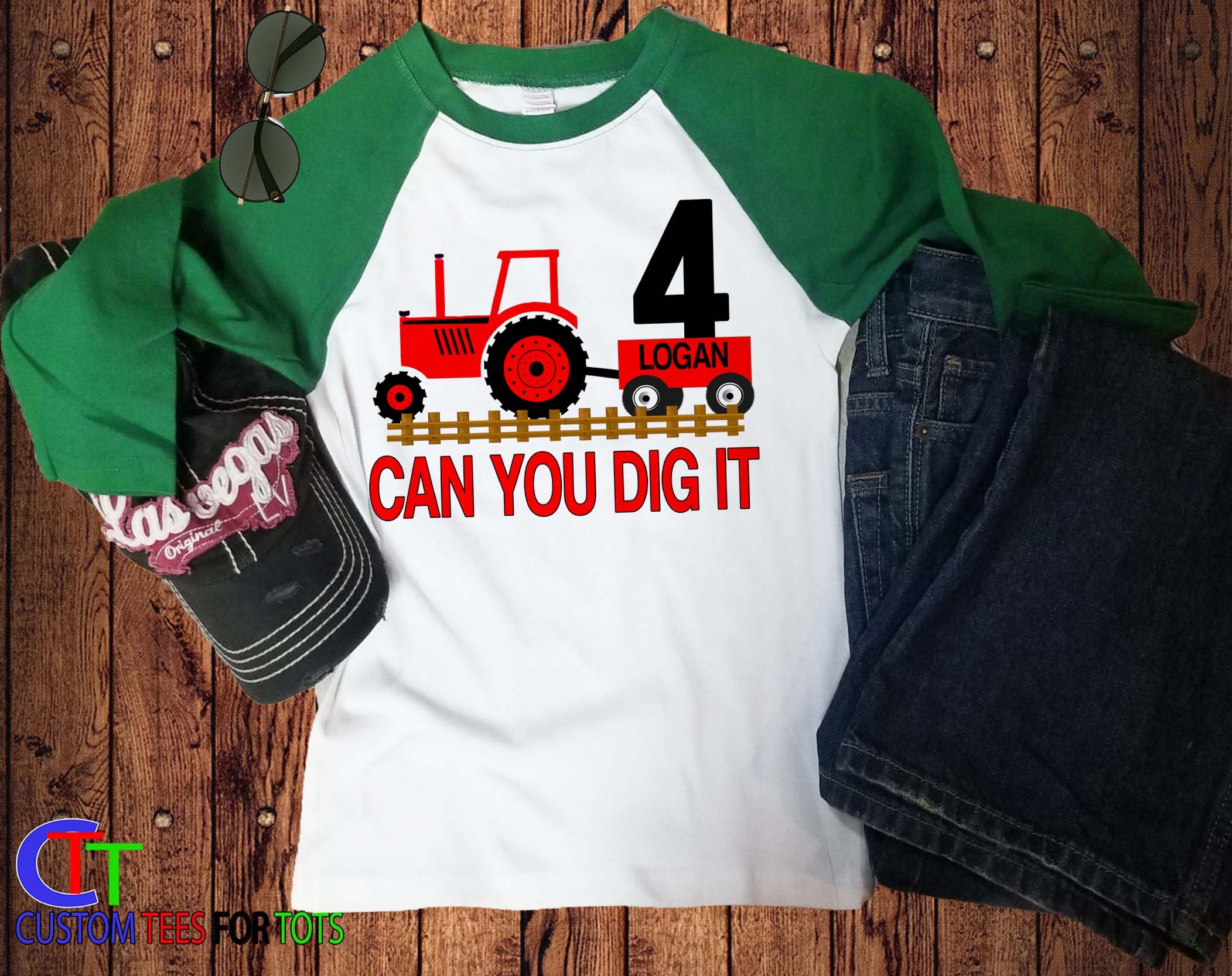 Tractor Birthday Shirt RED Tractor Shirt I'm the - Etsy
