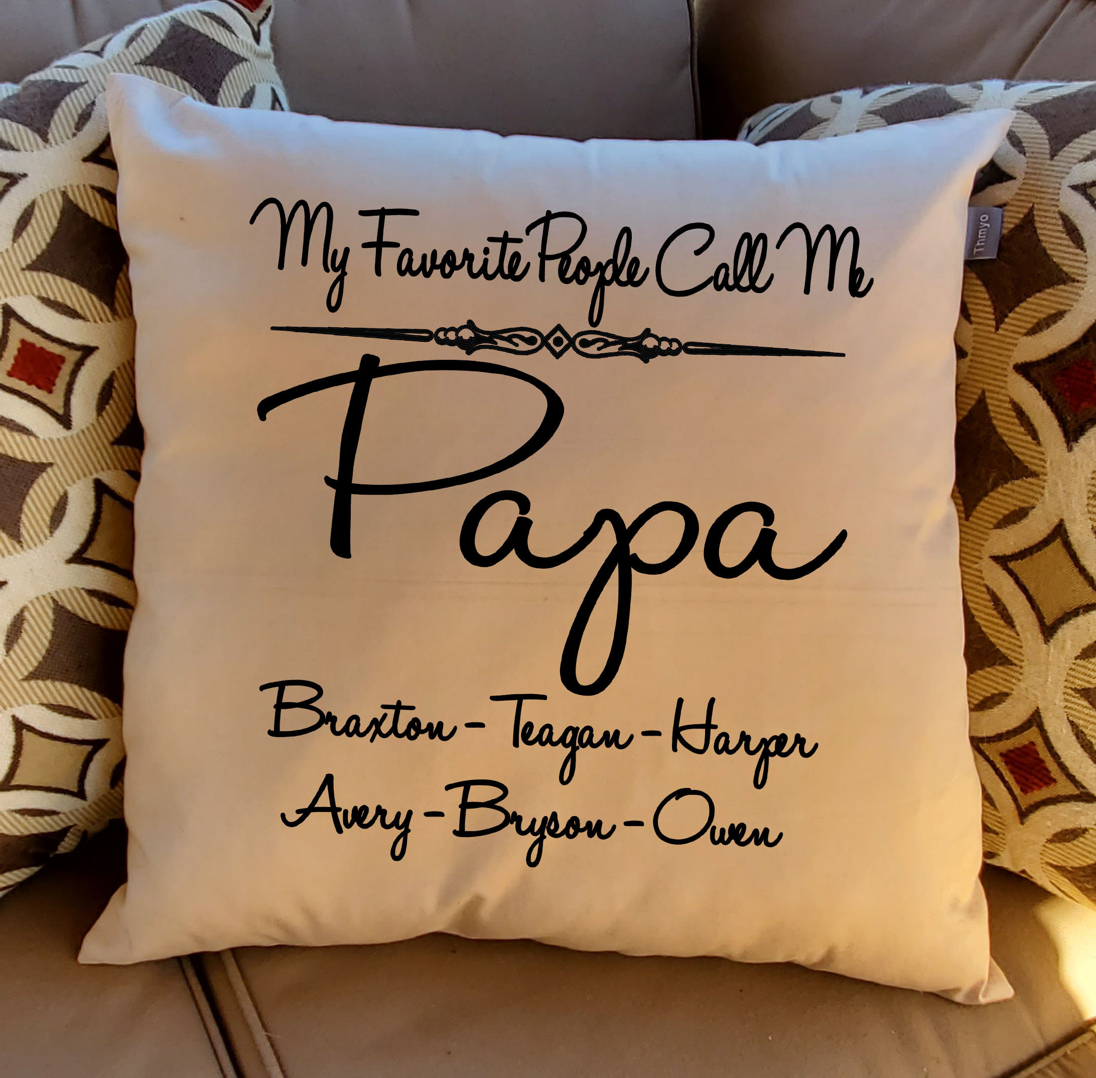 Children's name clearance pillows