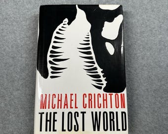 Michael Crichton The Lost World 1995 First Edition HC Jurassic Park Sequel