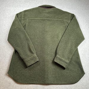 Camisa Tommy Bahama verde de manga larga con botones para hombre, talla L, vintage, de forro polar acogedor imagen 6