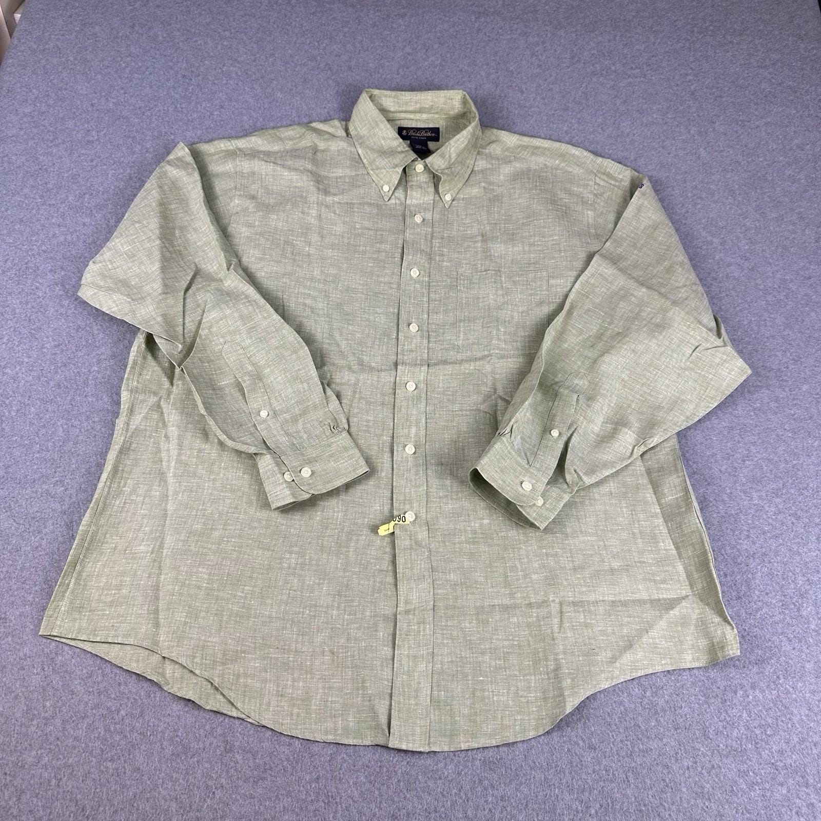 Brooks Brothers Linen Shirt - Etsy