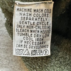 Camisa Tommy Bahama verde de manga larga con botones para hombre, talla L, vintage, de forro polar acogedor imagen 3