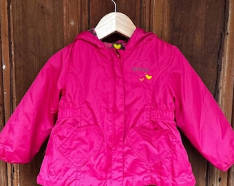 Chaqueta acolchada vintage rosa intenso de OshKosh B'Gosh de los años 90