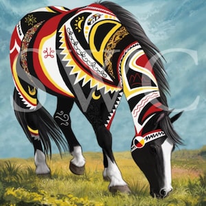 8x10 Spirit Horse Print by Indigenous Artist