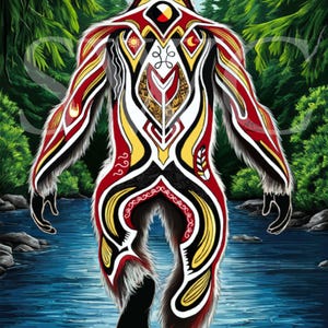 11x14 Spirit Sabe Print by Indigenous Artist