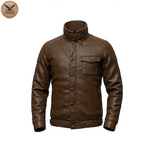 Blouson en cuir véritable pour homme : style motard fait main, cuir souple véritable, vêtements d'extérieur sur mesure, design d'inspiration vintage