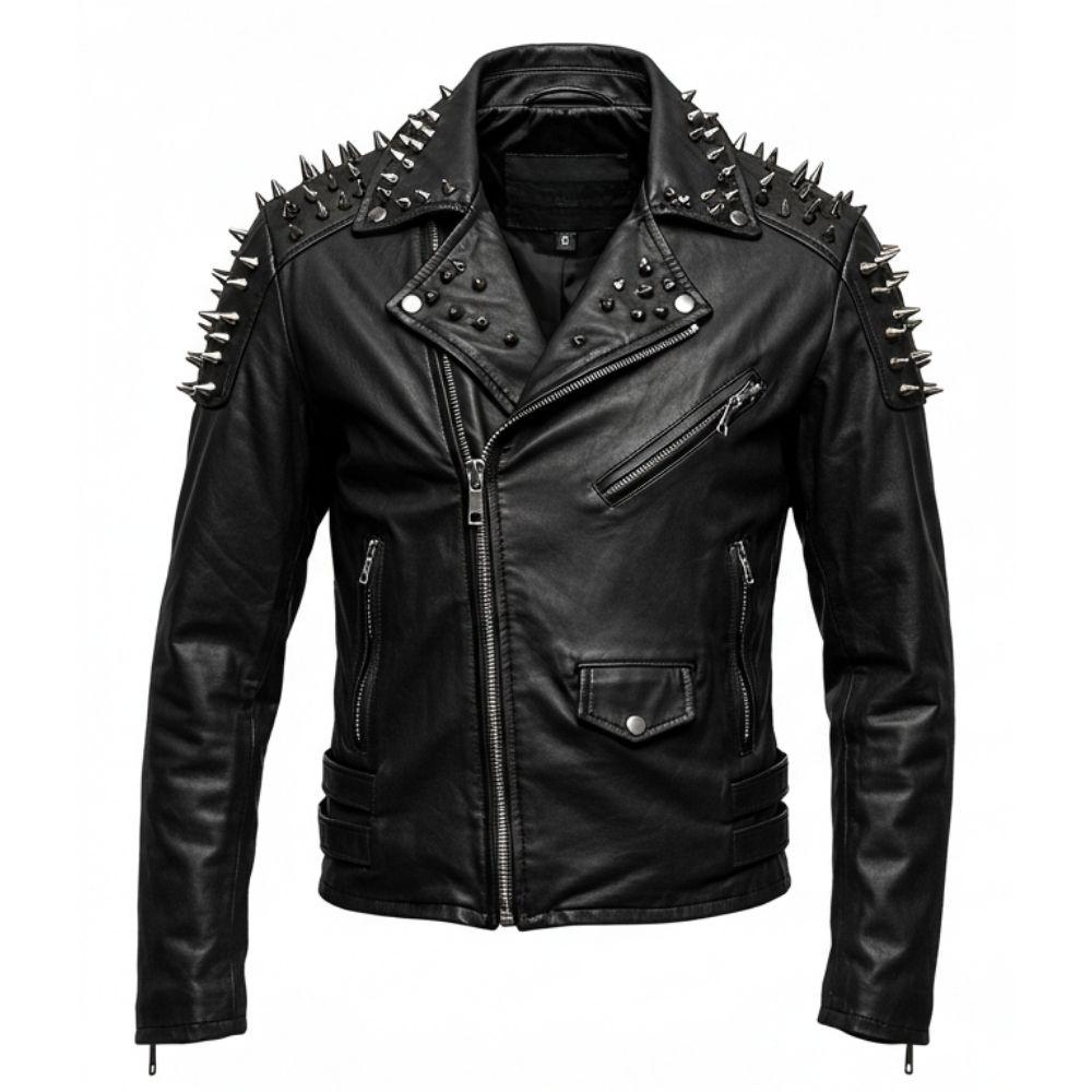 Punk leather jacket - Etsy 日本