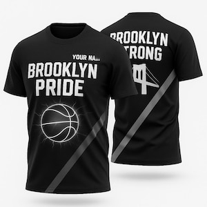 Camiseta 3D personalizada de los Brooklyn Nets: Camiseta de baloncesto personalizada