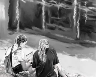 Custom Digital Painting (example provided)