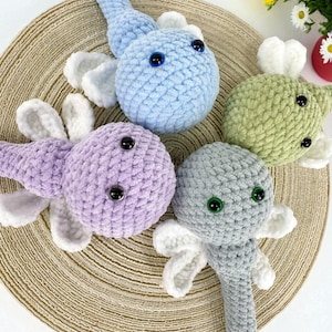 Dragonfly Crochet Pattern PDF, Amigurumi Plush Insect Toy, Soft Velvet Stuffed Dragonfly, Easy Crochet Animal Tutorial, Digital File