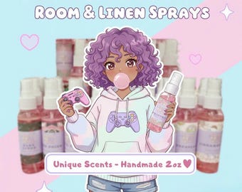 Spray para habitación y ropa de cama inspirado en la cultura pop