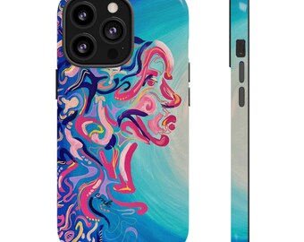 Coque de portable True Tide, Coque de portable artistique, Cadeau unique pour les amateurs d'art, Design dynamique, Accessoire tendance pour smartphone