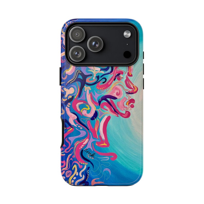 True Tide Phone Case, Artistic Phone Cover, Unique Gift for Art Lovers, Vibrant Design, Trendy Smartphone Accessory image 16