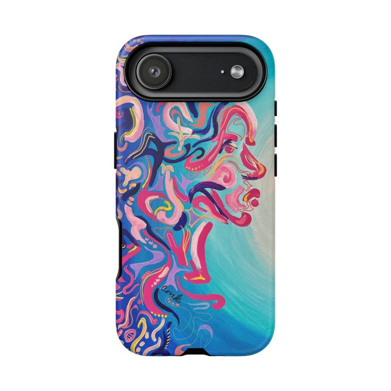True Tide Phone Case, Artistic Phone Cover, Unique Gift for Art Lovers, Vibrant Design, Trendy Smartphone Accessory image 13