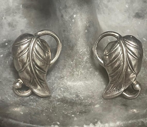 Danecraft Sterling Silver Leaf Vine Pattern Vinta… - image 1