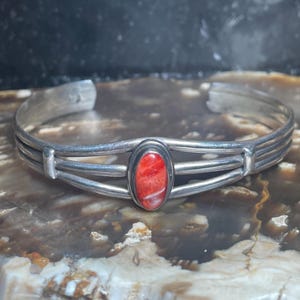 ナバホ族製 レッドオニキス×シルバー ブレスレット Leonard jim navajo - Etsy 日本