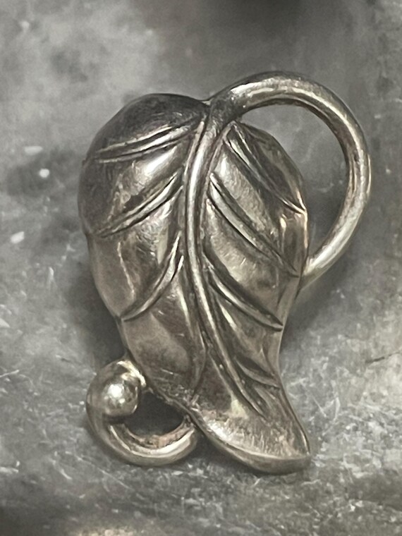 Danecraft Sterling Silver Leaf Vine Pattern Vinta… - image 2
