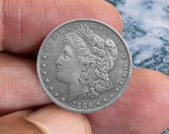 招*@様 1896年アメリカ合衆国モルガン・ドル 銀貨　ハイグレード 1896年米国モルガン銀貨希少コイン - Etsy 日本