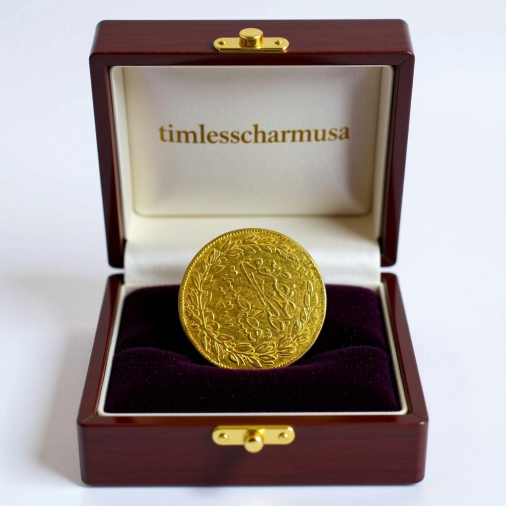 Ottoman 1277 100 Kurush Gold Plated Coin, Arabic Collectible Historical ...