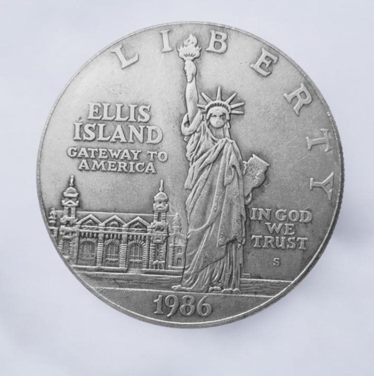 1986 liberty coins - Etsy 日本