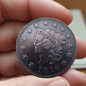 1816-1839 liberty coronet head-matron head-large cent copper-unique piece for collectors and gifts