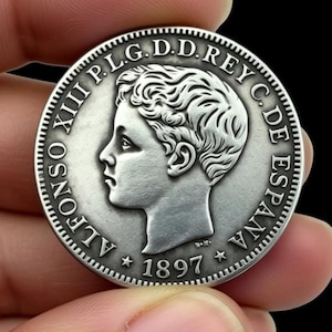 Puerto Rico 1 Peso Silver Coins - Etsy