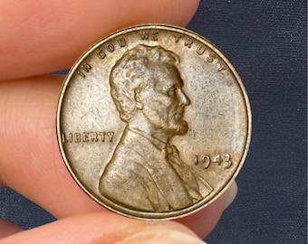 1943年 D ジェファーソン 5セント 戦時ニッケル 35% 銀 米国