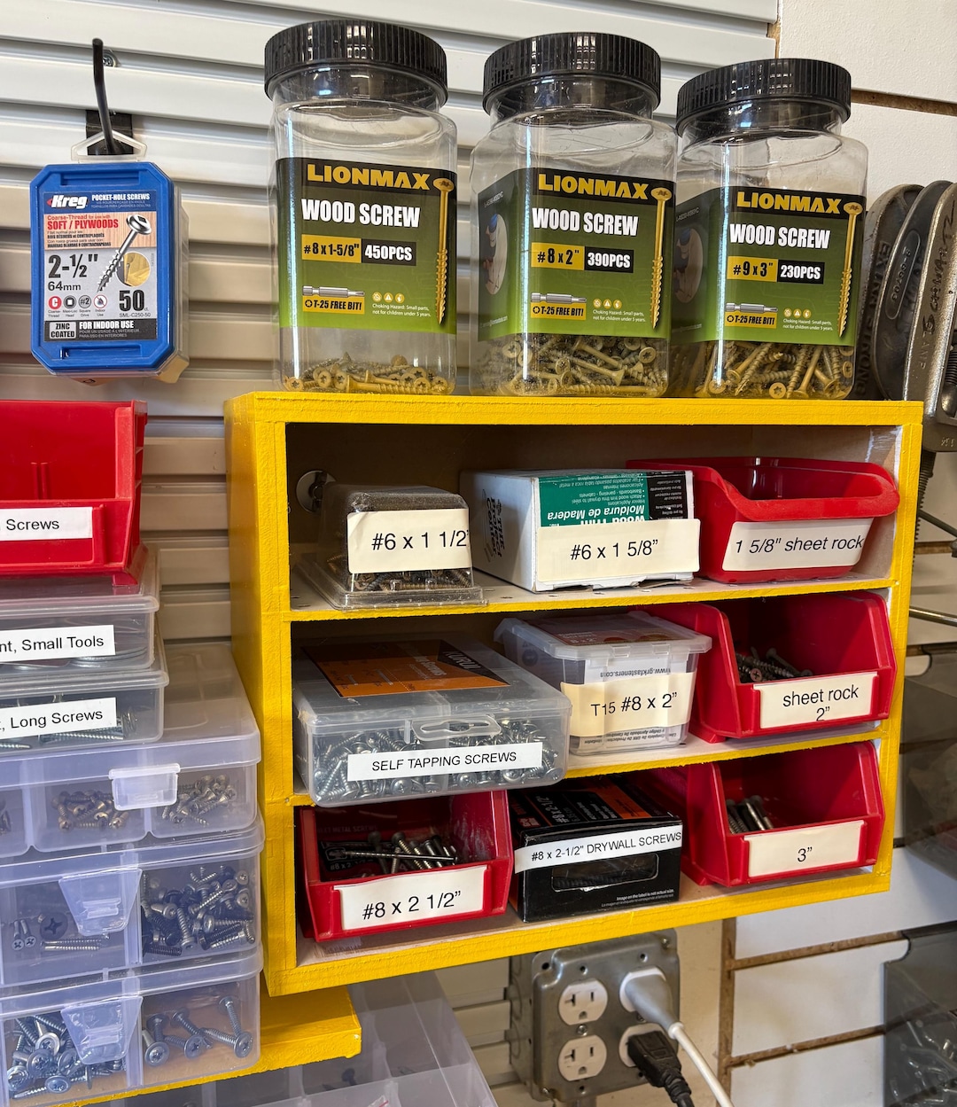 Parts Bins Rack – Organizer – CNC Digital Download – for 9 Small Parts ...