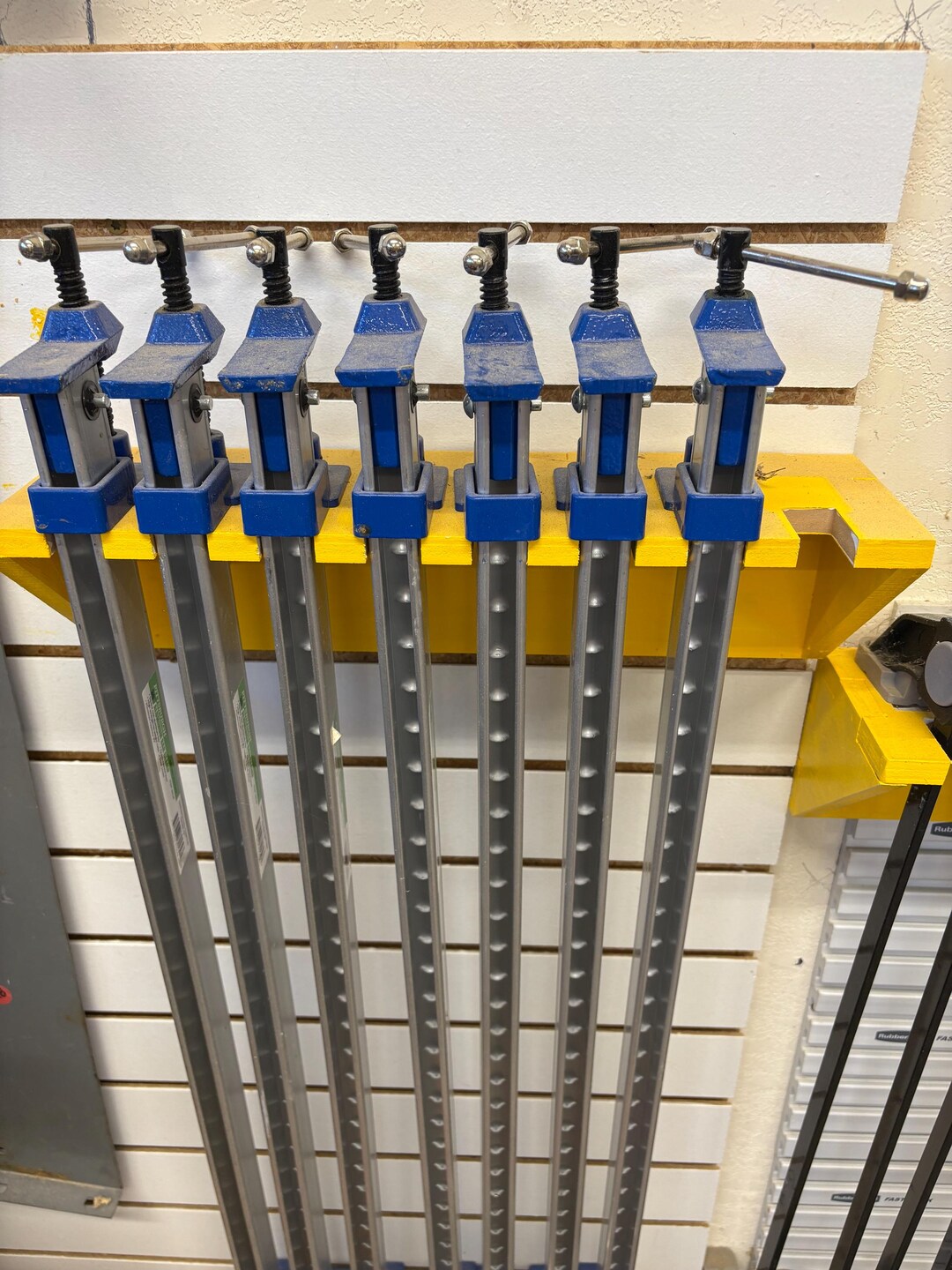 Bar Clamp Rack – Holds 4 or 8 – Slat Wall / French Cleat – CNC Digital ...