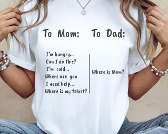 Lustiges Mama und Papa Shirt: Sarkastisches Geschenk T-Shirt