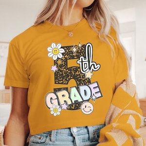 Fifth Grade Teacher Shirt: Composition Notebook Design, School Team Tee
