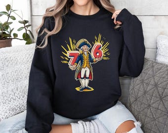 Sudadera Six Seven: Sudadera con capucha 6-7 7-6 George Washington