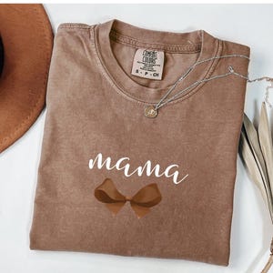 Comfort Colors® Mama Shirt , Birthday Gift for Mom, Mothers Day Gift, New Mom Gift, Baby Shower Gift, Mom Tshirt, Pregnancy Announcement Tee