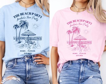 Koszulki na wieczór panieński na zamówienie: Nashville Beach Bach Club