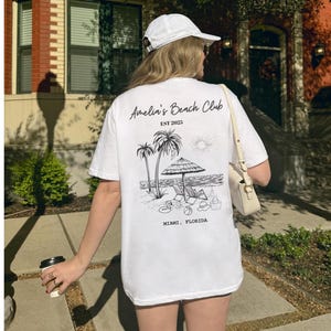 Custom Beach Bachelorette Shirts, Beach Bride Shirt, Bachelorette Party Shirt, Bach Club Bachelorette Gift, Beach Bride and Bridesmaid Gifts
