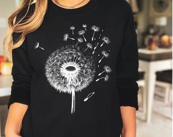 Subtle Floral Anti Trump T-Shirt: Resist Dandelion Design