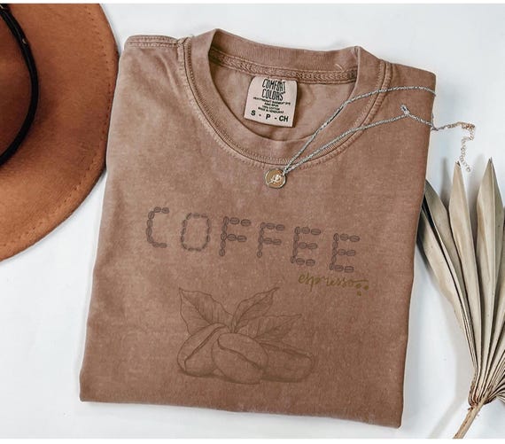 Comfort Colors Coffee Club T-Shirt: Retro Foodie Tee