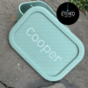 Personalized Kids Bento Box: Custom Name Silicone Lunch Container
