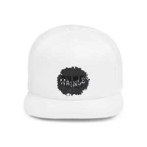 Flat Bill Snapback Cap, Stylish Snapback Hat, Trendy Streetwear, Adjustable Hat, Cool Accessories, Unisex Headwear