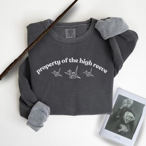 Dramione Comfort Colors Lightweight Crewneck Sweatshirt - Cozy Casual Pullover for the Draco Malfoy and Hermione Granger Lover