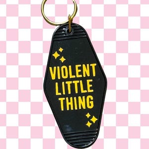Fourth Wing Inspired Motel Keychain