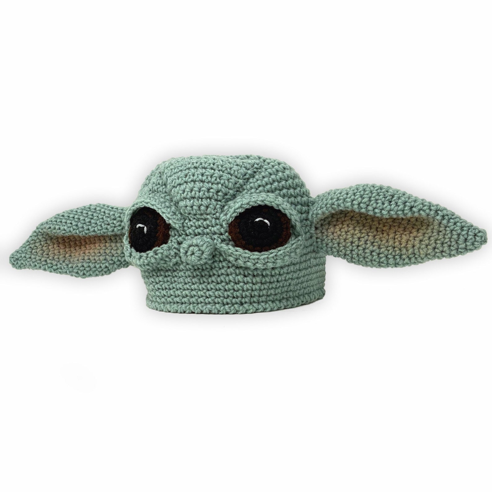 Crochet the Child Baby Yoda Beanie Hat With 3D Details Etsy