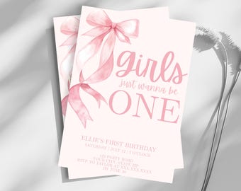 Invitación de cumpleaños de Girls Just Wanna Be One