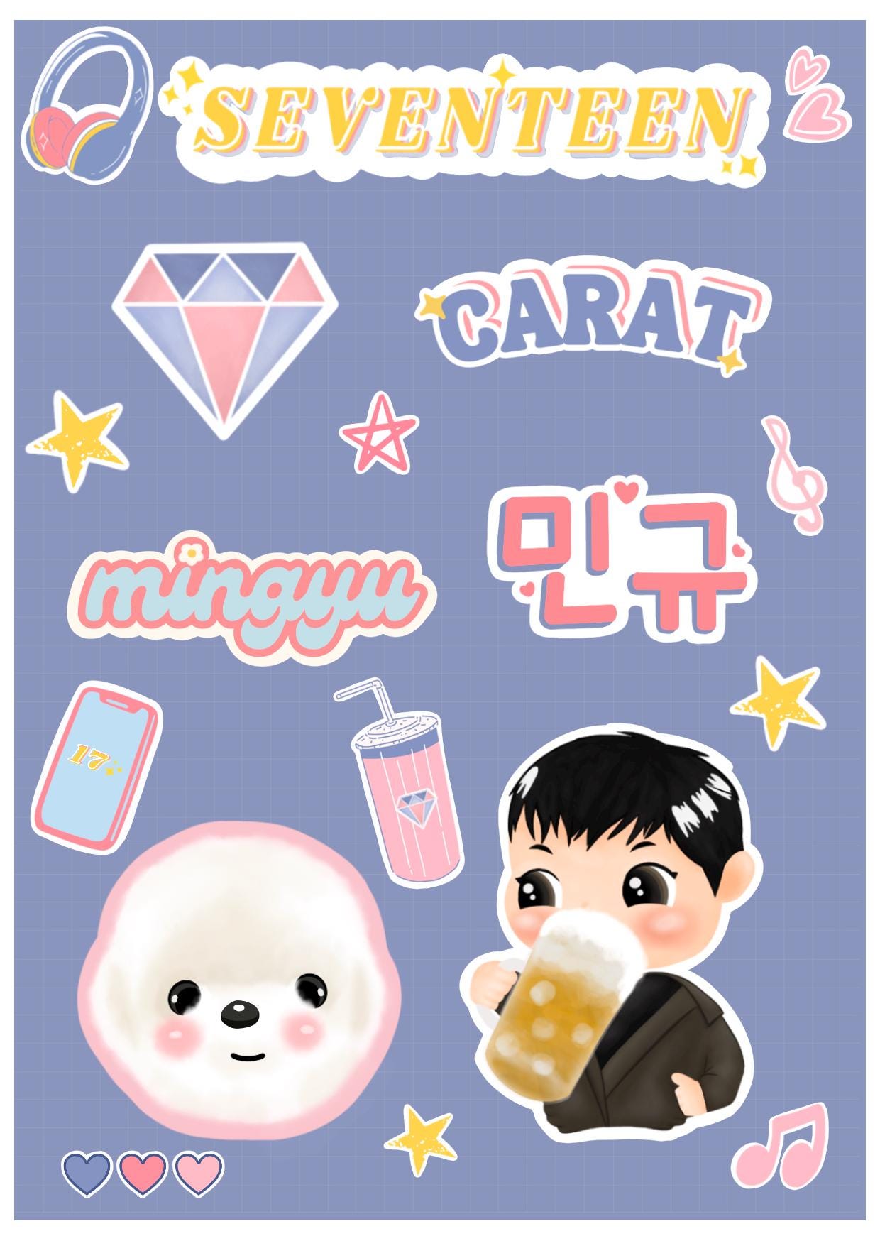 seventeen MINGYU グッズセット 5種セット】SEVENTEEN PetiTEEN MINGYU ミンギュ 公式品 推し活