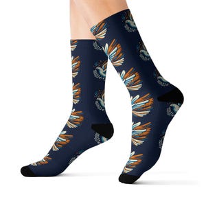 Vibrant Patterned Socks for Cozy Living, Unique Gift for Holidays, Fashionable Accessory, Sublimation Crew Socks, Fun Footwear for All [...]