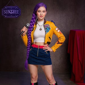 Disfraz de cazador de demonios Kpop de Rumi Cosplay